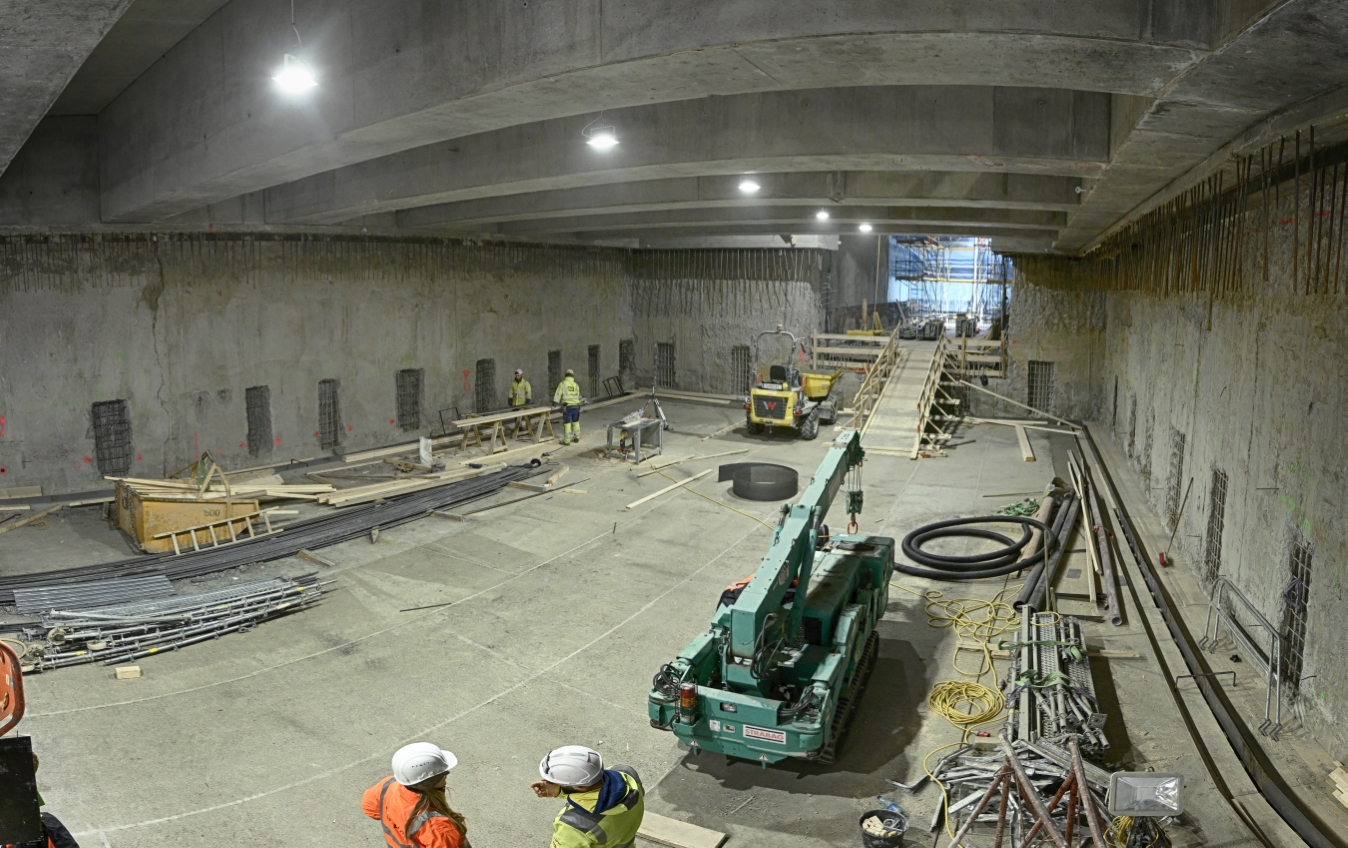 U2 Baustelle Matzleinsdorfer Platz