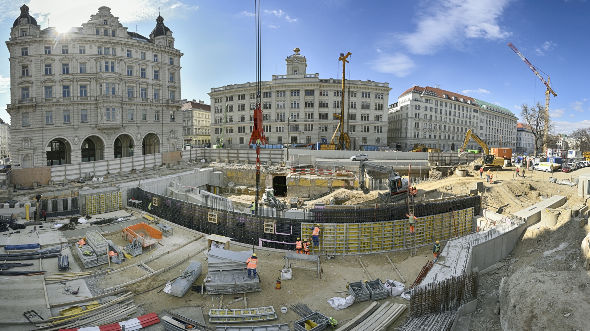 U-Bahn Baustelle Rathaus