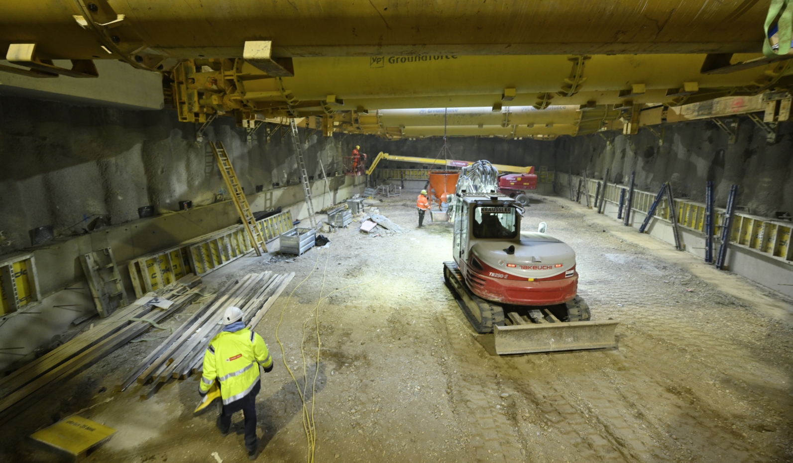 U-Bahn Baustelle nahe Universität