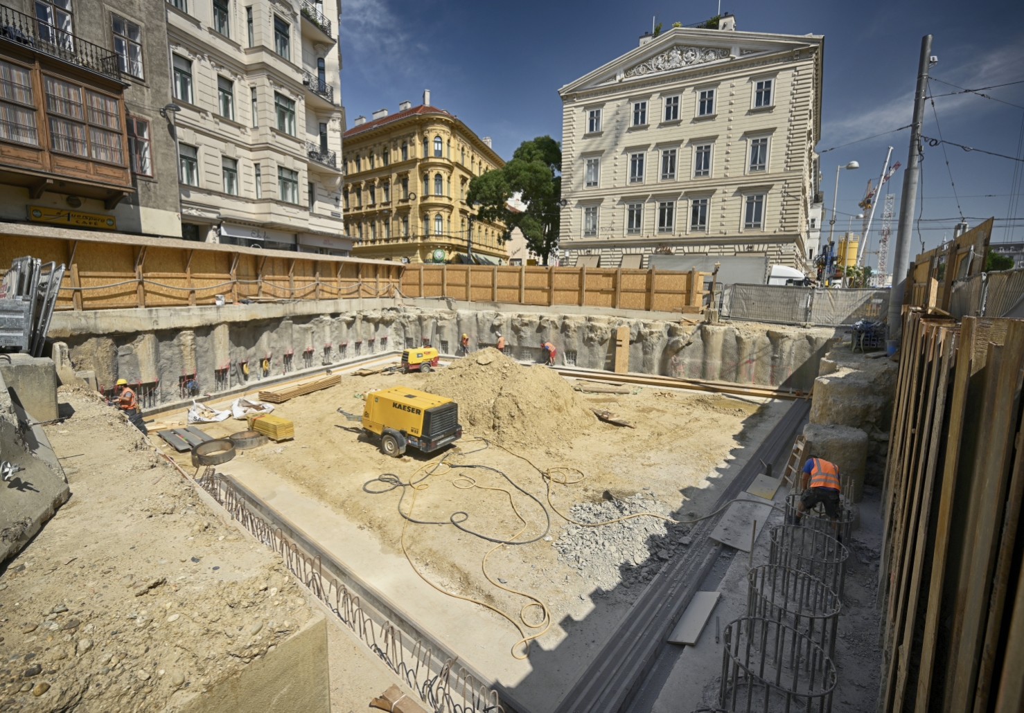 U2U5 Baustelle Rathaus