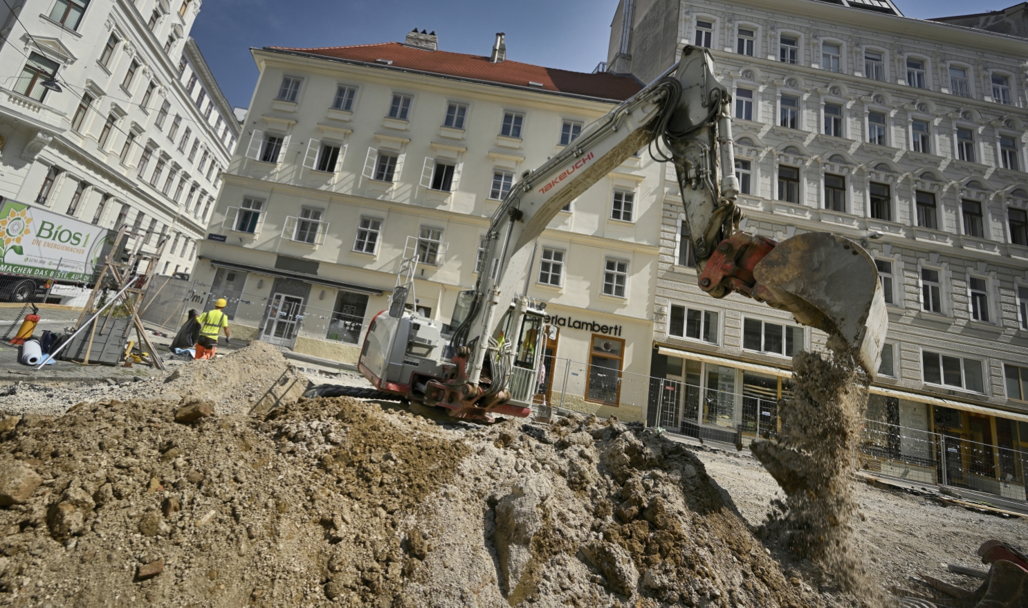 Bauarbeiten U2, Augustinplatz