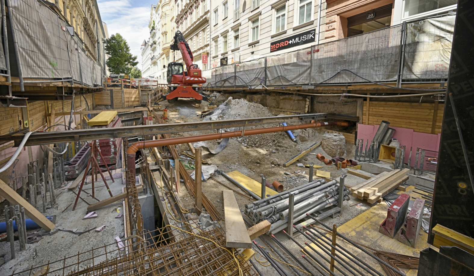 Bauarbeiten U2, Kirchengasse