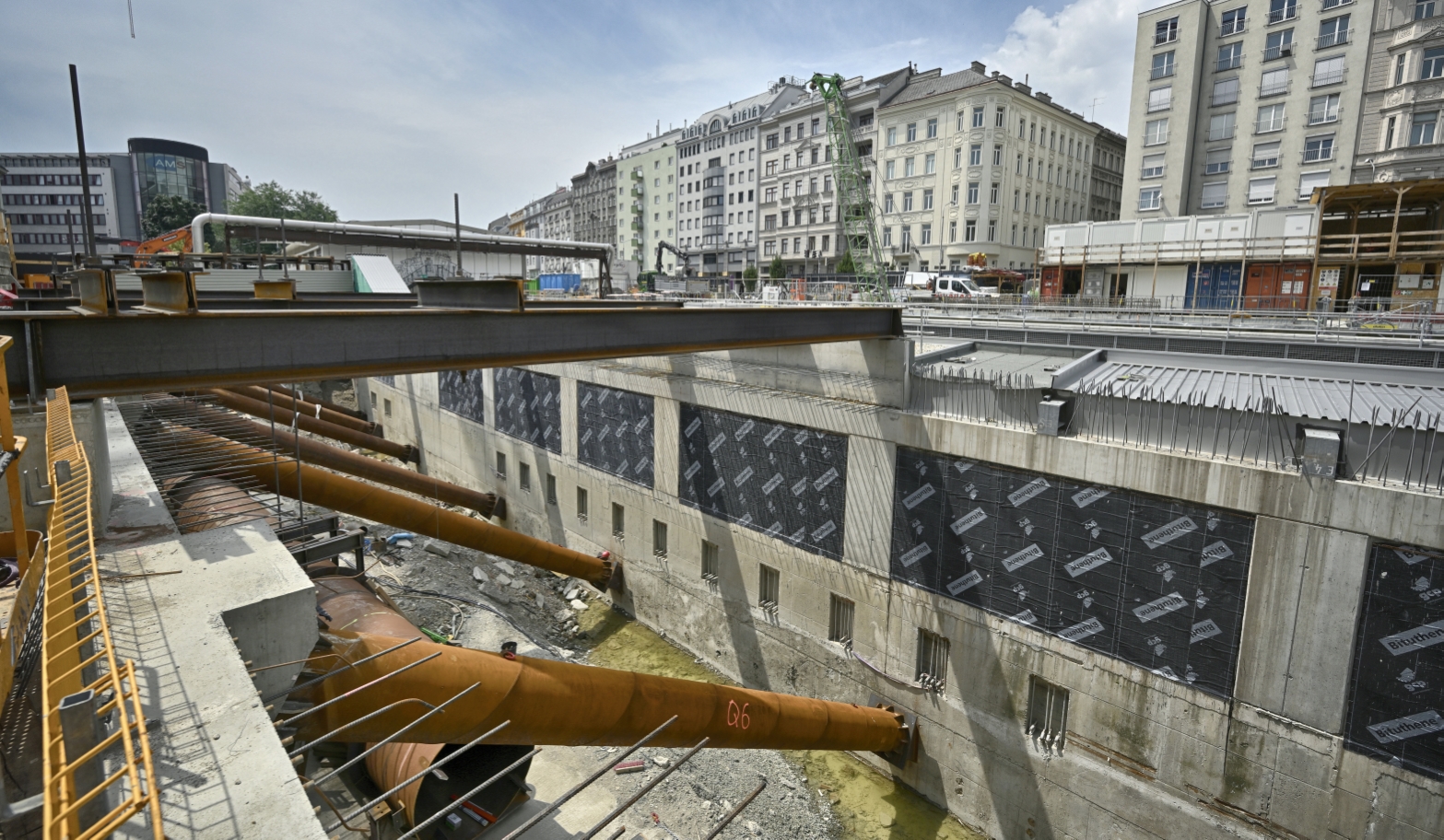 Bauarbeiten Linienkreuz U2U4, Pilgramgasse