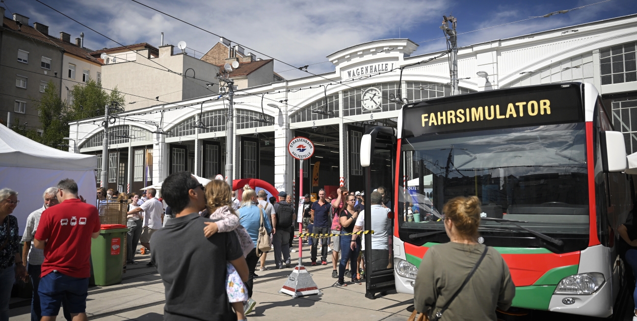 Tramwaytag 2022 am Bahnhof Brigittenau