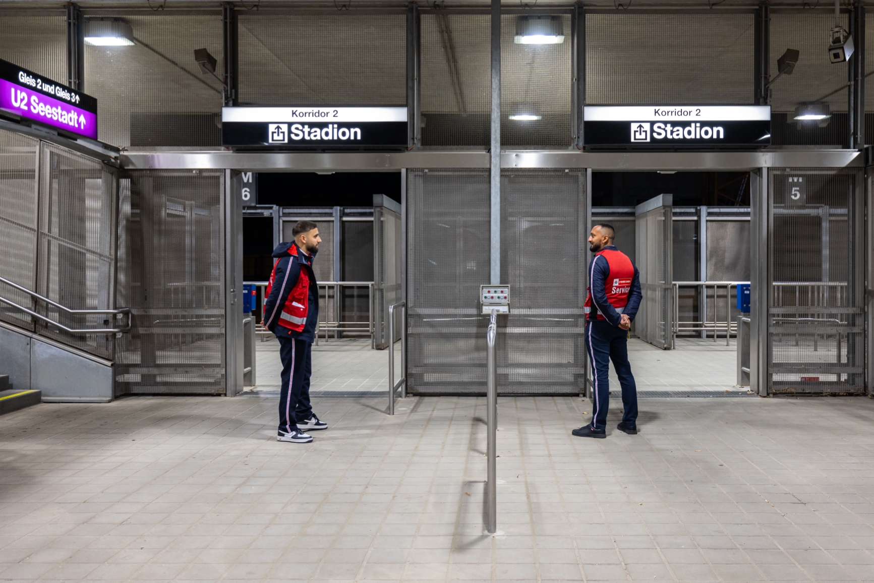 Großevent Fußballspiel U2 Stadion