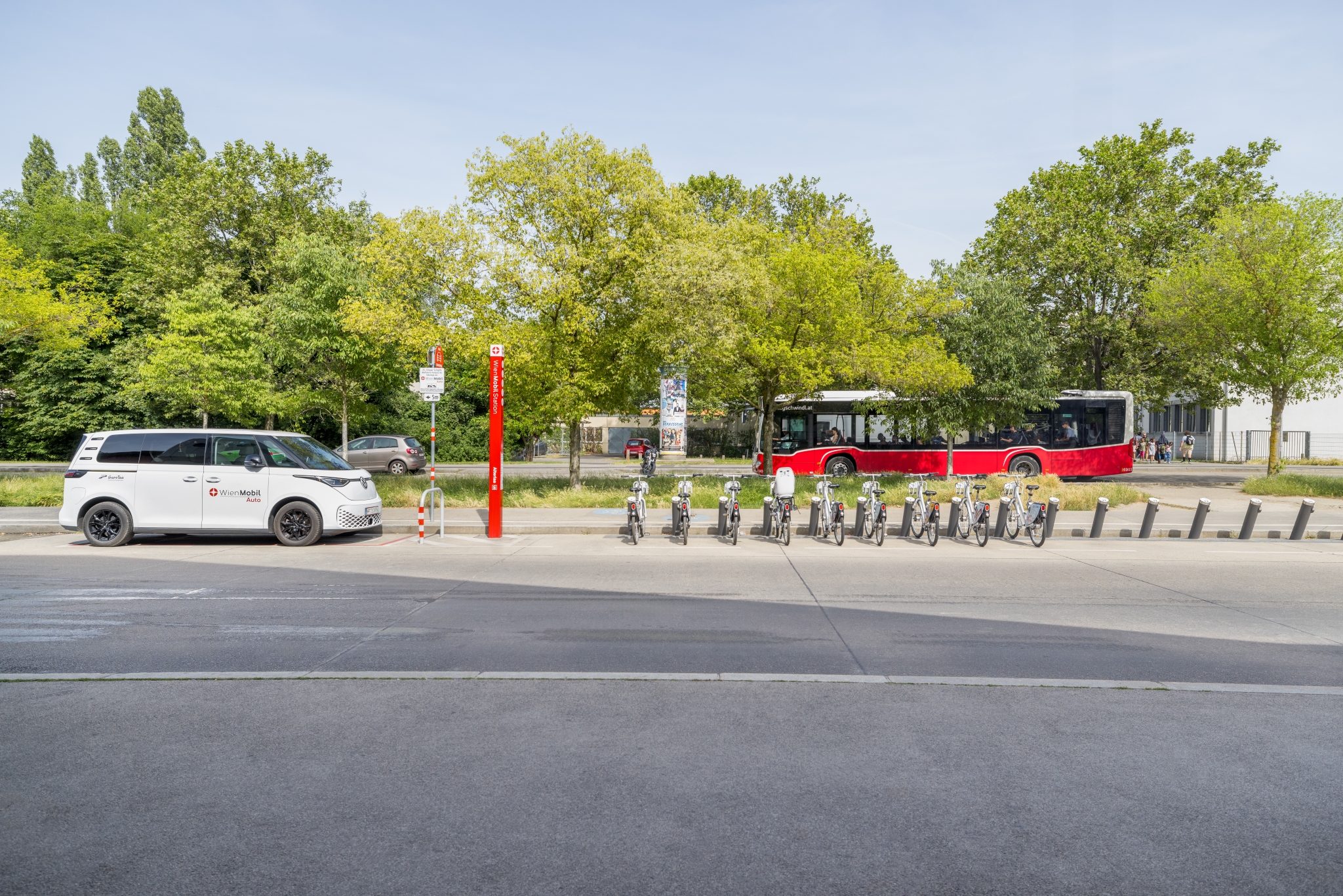 WienMobil verbindet das klassische Öffi-Angebot mit flexiblen Sharing- und in ganz Wien